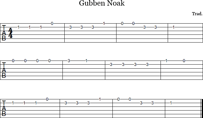 Gubben Noak tab