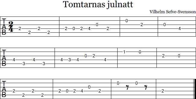 Tomtarnas julnatt tab