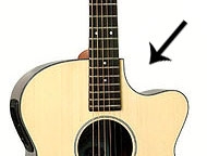 gitarr med cutaway