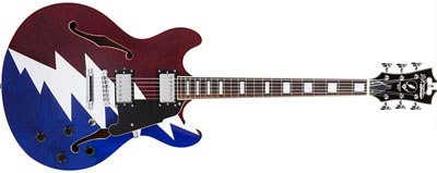 D’Angelico Premier Grateful Dead DC gitarr