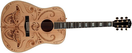 Melanie Steinway "Tribal Moth" Dreadnought